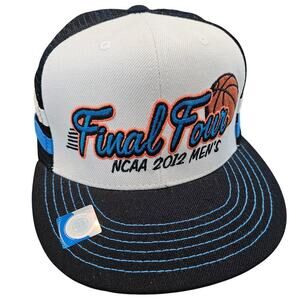 NCAA 2012 Mens Final Four Trucker Hat Cap Flat Bill Basketball Retro Streetwear